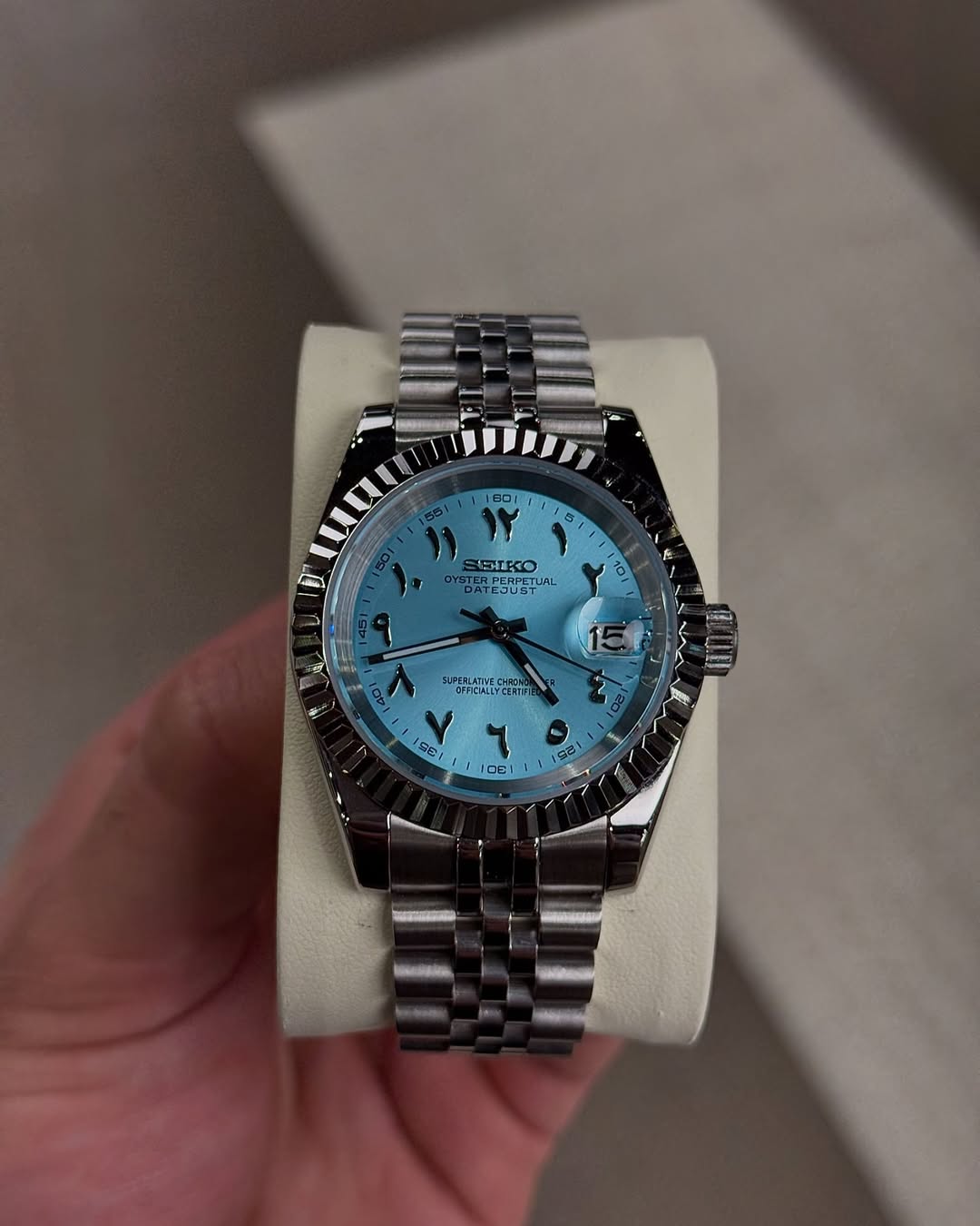 Tiffany Blue Arabic Dial