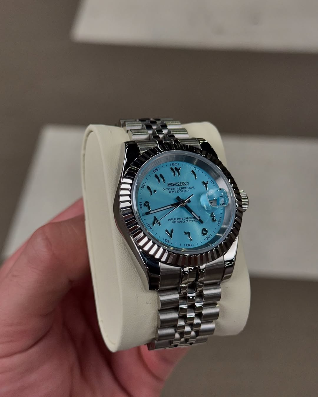 Tiffany Blue Arabic Dial