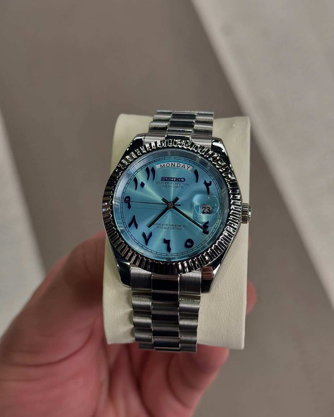 Tiffany Blue Arabic Dial (Daydate)